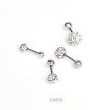 ≪16G≫パヴェストーンストレートバーベルボディピアス  | LUPIS | 詳細画像4 