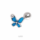 ≪20G≫バタフライストレートバーベルボディピアス | LUPIS | 詳細画像2