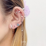 ≪20G≫バタフライストレートバーベルボディピアス | LUPIS | 詳細画像8