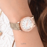 ゴールド＆パヴェデザインレザーウォッチ 腕時計 | LUPIS | 詳細画像2 