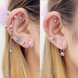 ≪16G≫バラエティスパイクストレートバーベルボディピアス 【プチプラ 316L | LUPIS | 詳細画像9 