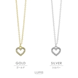 オープンハートパヴェネックレス | LUPIS | 詳細画像2 