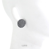千鳥柄ボタンイヤリング【クリップ式】 | LUPIS | 詳細画像4