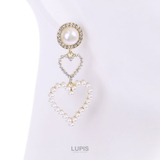 パール×2連ハートピアス | LUPIS | 詳細画像5