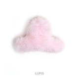 ピンク | モコモコファーバンスヘアクリップ【小さめ】 | LUPIS