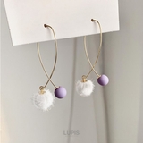ファーボール×マットカラーボールアメリカンピアス  | LUPIS | 詳細画像5 
