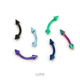 【16G】カラーコーンヘッドバナナバーベルボディピアス へそピアス 【サージカル… | LUPIS | 詳細画像2 