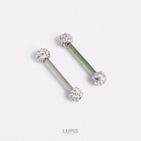 【14G】パヴェボールストレートバーベルボディピアス | LUPIS | 詳細画像8 