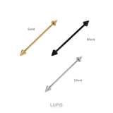 【14G】コーンヘッドインダストリアルロングバーベルボディピアス | LUPIS | 詳細画像5 