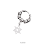 ヘキサグラム | 【18G】フェザー×ヘキサグラムリングボディピアス | LUPIS
