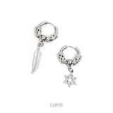 【18G】フェザー×ヘキサグラムリングボディピアス | LUPIS | 詳細画像3