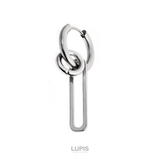 【18G】スクエア×サークルチャームリングボディピアス | LUPIS | 詳細画像2 