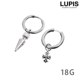 【18G】クロス×スパイクアンティークリングボディピアス | LUPIS | 詳細画像1 