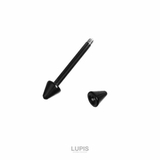 【16G】ダブルコーンストレートバーベルボディピアス | LUPIS | 詳細画像4 