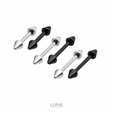 【16G】ダブルコーンストレートバーベルボディピアス | LUPIS | 詳細画像7 