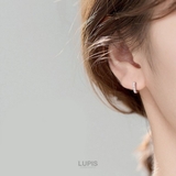 ≪1個入/片耳用≫【20G】キュービックジルコニアフープピアス | LUPIS | 詳細画像2 