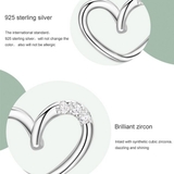 オープンハートジルコニアピアス | LACORDE  | 詳細画像3 