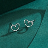 オープンハートジルコニアピアス | LACORDE  | 詳細画像5 