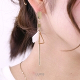 シェルプレートトライアングルバーピアス | LUPIS | 詳細画像4