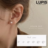 シンプルパールセットピアス | LUPIS | 詳細画像1 