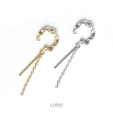 バー×チェーンツイストイヤーカフ | LUPIS | 詳細画像6