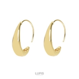 ゴールド | ワイドドロップフープピアス | LUPIS