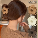 シックカラーフラワーバンスクリップ【ヘアアクセサリー】 | LUPIS | 詳細画像1 