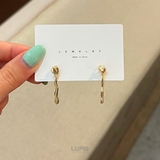ニュアンスラインバックキャッチピアス【S925ポスト】 | LUPIS | 詳細画像3 