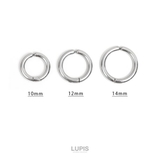 ≪1個入/片耳用≫シンプルメタルフープイヤリング | LUPIS | 詳細画像6 