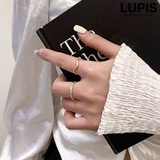 ウェーブ×チェーンリングセット【2本セット】 | LUPIS | 詳細画像1 
