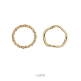 ウェーブ×チェーンリングセット【2本セット】 | LUPIS | 詳細画像2 