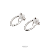 エンボスメタルフープイヤリング【クリップ式】 | LUPIS | 詳細画像7 
