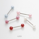 【14G】パールカラーストレートバーベルボディピアス | LUPIS | 詳細画像4