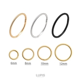 【16G】ツイストセグメントリングボディピアス | LUPIS | 詳細画像8