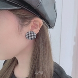千鳥柄ボタンピアス | LUPIS | 詳細画像4 