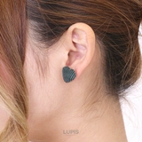ハートコーデュロイピアス | LUPIS | 詳細画像2 