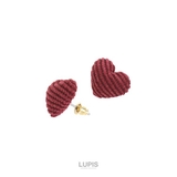 ハートコーデュロイピアス | LUPIS | 詳細画像4 