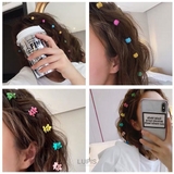 マットカラーフラワーミニヘアクリップセット 【ヘアアクセサリー アクセサリー | LUPIS | 詳細画像2 