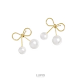 ワイヤーリボンパールピアス  | LUPIS | 詳細画像2 
