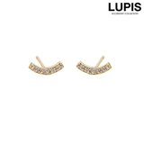 カーブラインプチピアス【S925ポスト キュービックジルコニア】 | LUPIS | 詳細画像1 
