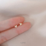 パヴェハートプチピアス【S925ポスト キュービックジルコニア】 | LUPIS | 詳細画像6 