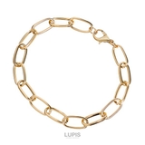 ゴールド | シンプルメタルチェーンブレスレット | LUPIS