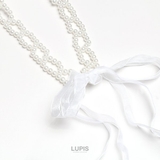 パールリボンネックレス(カチューシャ) | LUPIS | 詳細画像3 