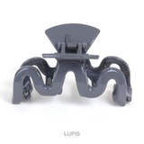 グレー | ウェーブラインバンスクリップ【ヘアアクセサリー】 | LUPIS