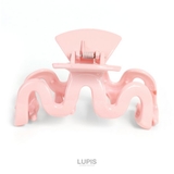 ピンク | ウェーブラインバンスクリップ【ヘアアクセサリー】 | LUPIS