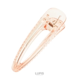 ピンク | シンプルクリアヘアクリップ  | LUPIS