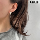 メタルプレートフープイヤリング | LUPIS | 詳細画像1