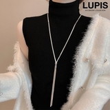 スネークチェーンロングラリエットネックレス | LUPIS | 詳細画像1 