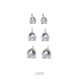 【3ペア 6個セット】ハートジュエルピアスセット | LUPIS | 詳細画像8