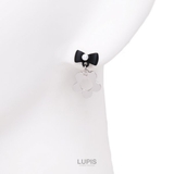 モノトーンフレンチガーリーピアス【S925ポスト】 | LUPIS | 詳細画像3